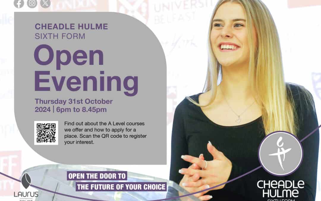 Cheadle Hulme Sixth Form Open Evening 2024.